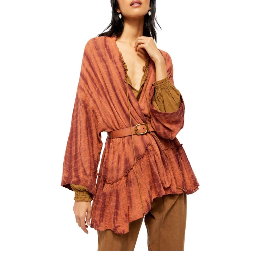 Size XS/S Free people tie dye Kimono top